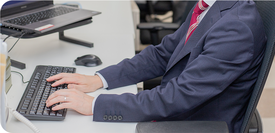 チャットとクラウドでの迅速対応の様子